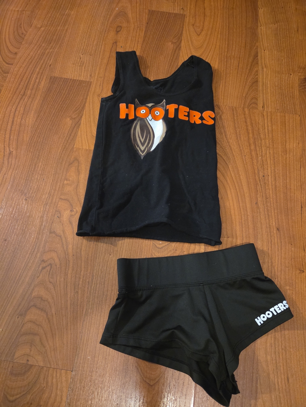 Hooters Tank Top Size xxs and Cheeky Shorts Size xxxs